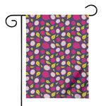 Purple Pitaya Pattern Print House Flag