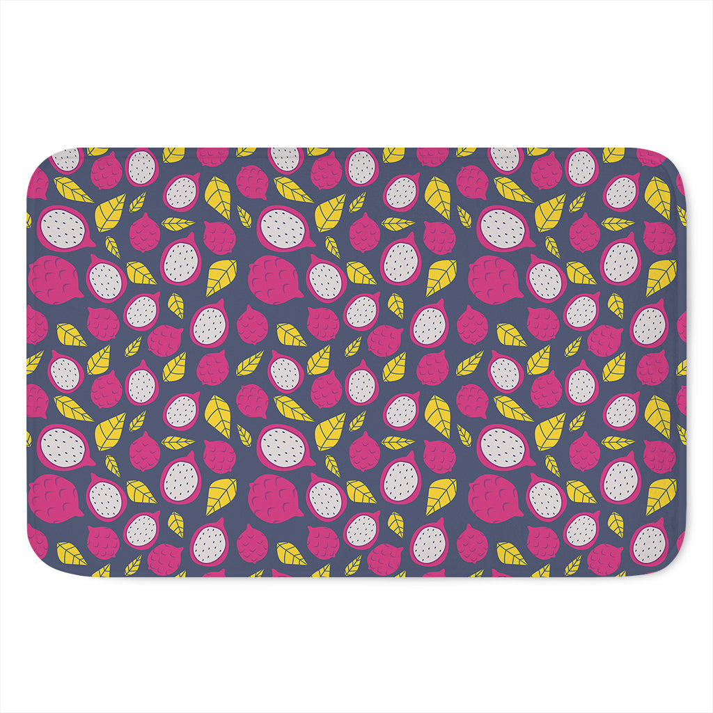 Purple Pitaya Pattern Print Indoor Door Mat