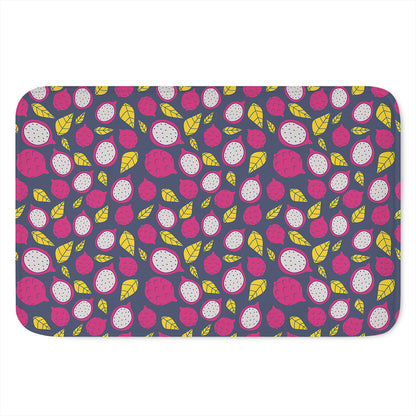 Purple Pitaya Pattern Print Indoor Door Mat