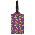 Purple Pitaya Pattern Print Luggage Tag