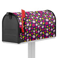 Purple Pitaya Pattern Print Mailbox Cover
