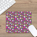 Purple Pitaya Pattern Print Mouse Pad