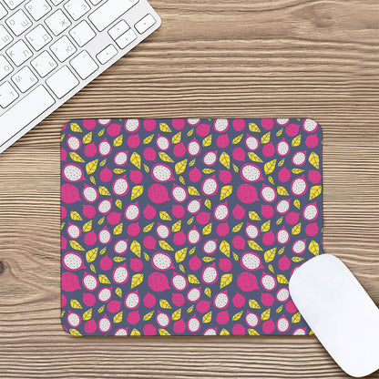 Purple Pitaya Pattern Print Mouse Pad