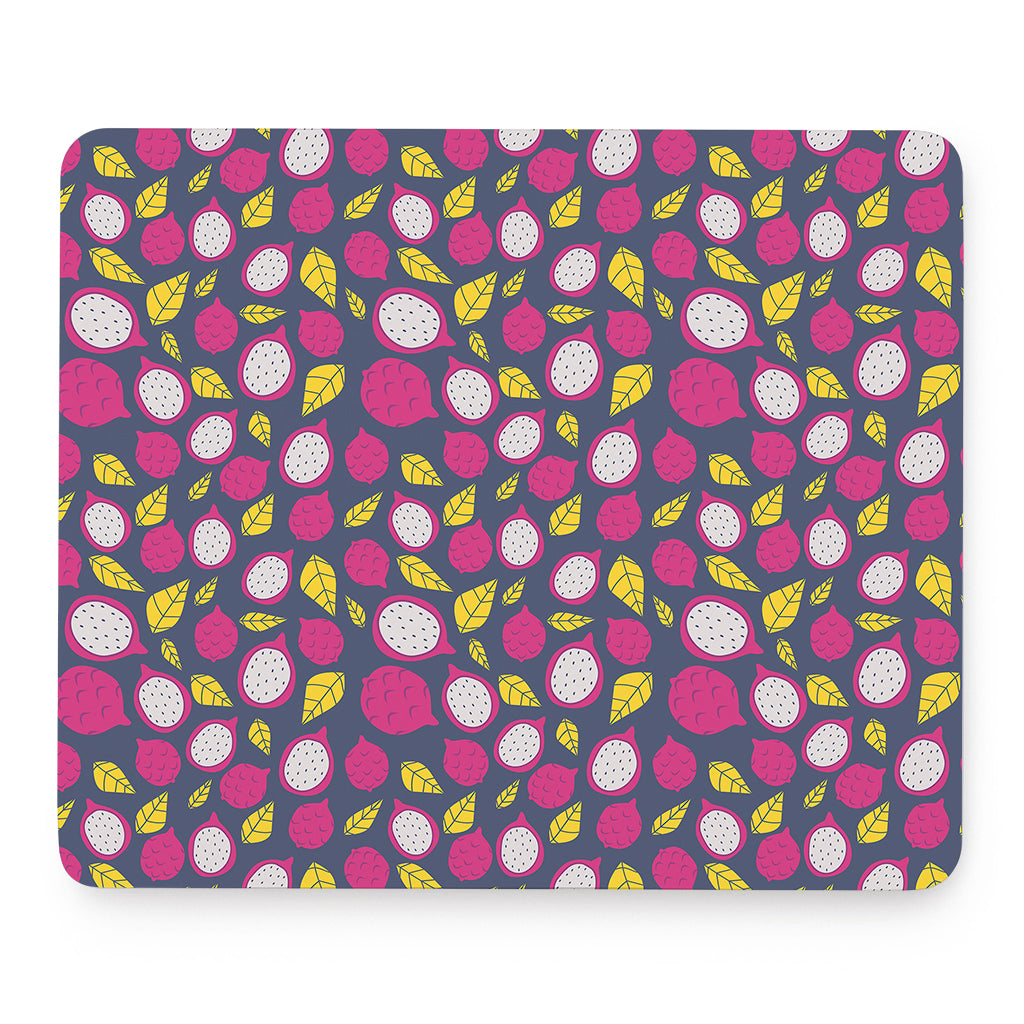 Purple Pitaya Pattern Print Mouse Pad
