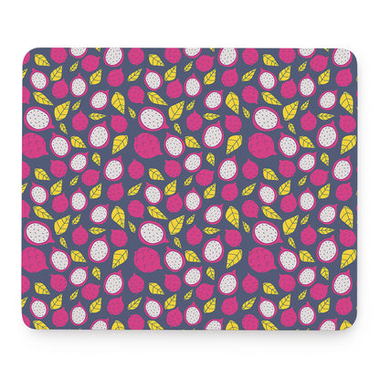 Purple Pitaya Pattern Print Mouse Pad