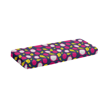 Purple Pitaya Pattern Print Piano Keyboard Cover