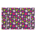 Purple Pitaya Pattern Print Placemat