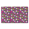 Purple Pitaya Pattern Print Polyester Doormat