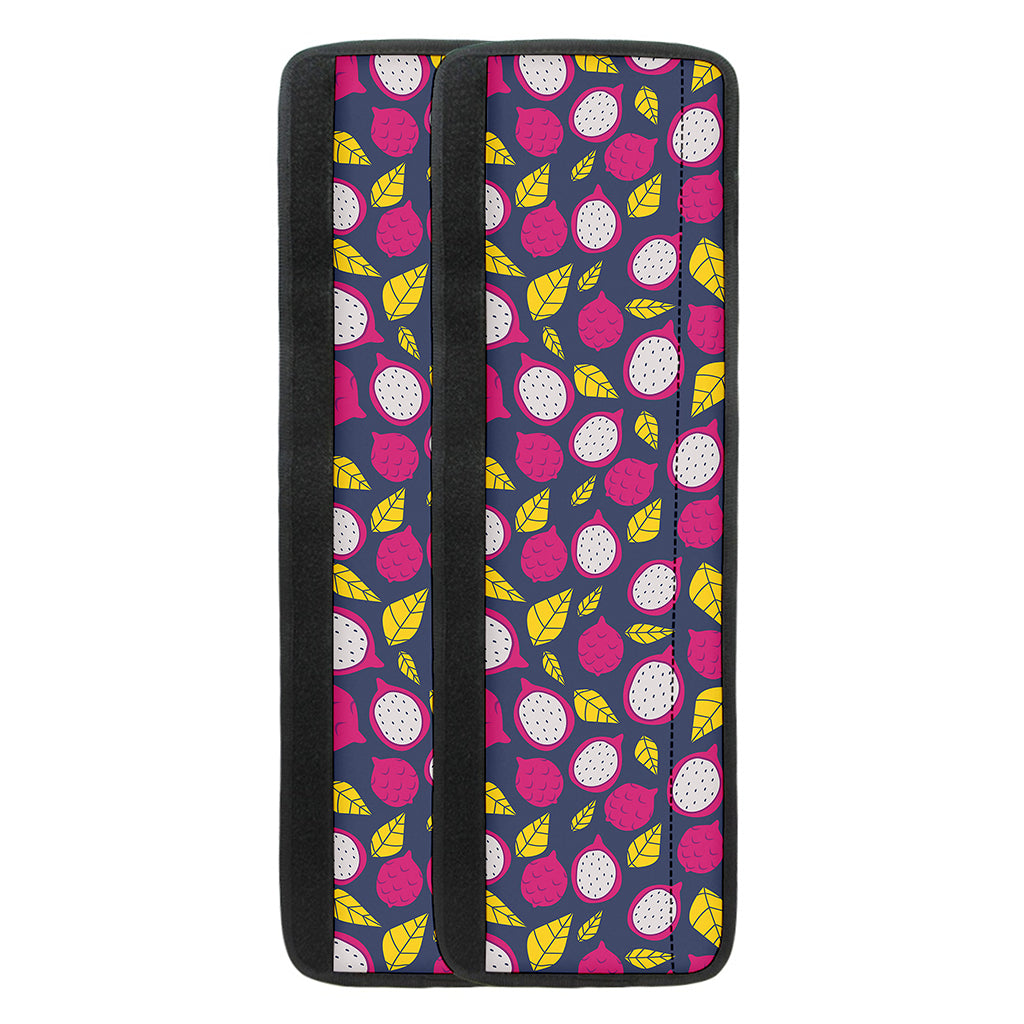 Purple Pitaya Pattern Print Refrigerator Handle Covers