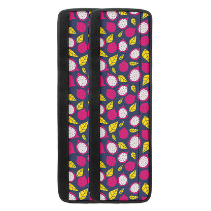 Purple Pitaya Pattern Print Refrigerator Handle Covers