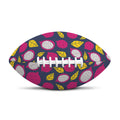 Purple Pitaya Pattern Print Rugby Ball
