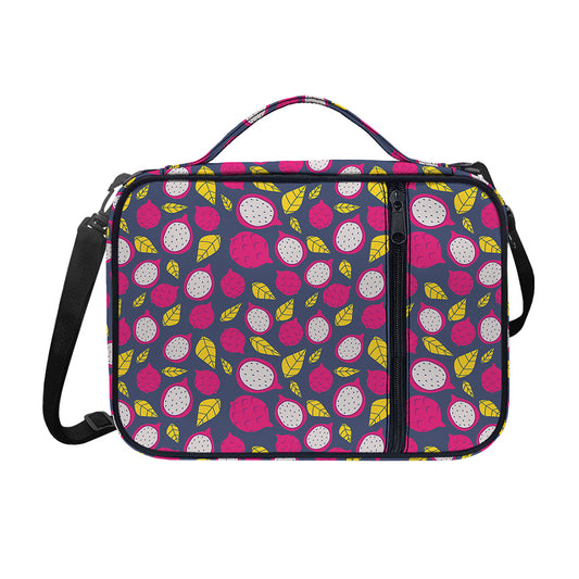 Purple Pitaya Pattern Print Shoulder Strap Bible Bag
