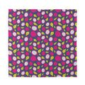 Purple Pitaya Pattern Print Silk Bandana