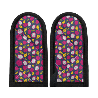 Purple Pitaya Pattern Print Skillet Handle Cover