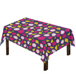 Purple Pitaya Pattern Print Tablecloth