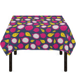 Purple Pitaya Pattern Print Tablecloth