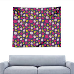 Purple Pitaya Pattern Print Tapestry