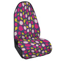 Purple Pitaya Pattern Print Waterproof Car Seat Cover