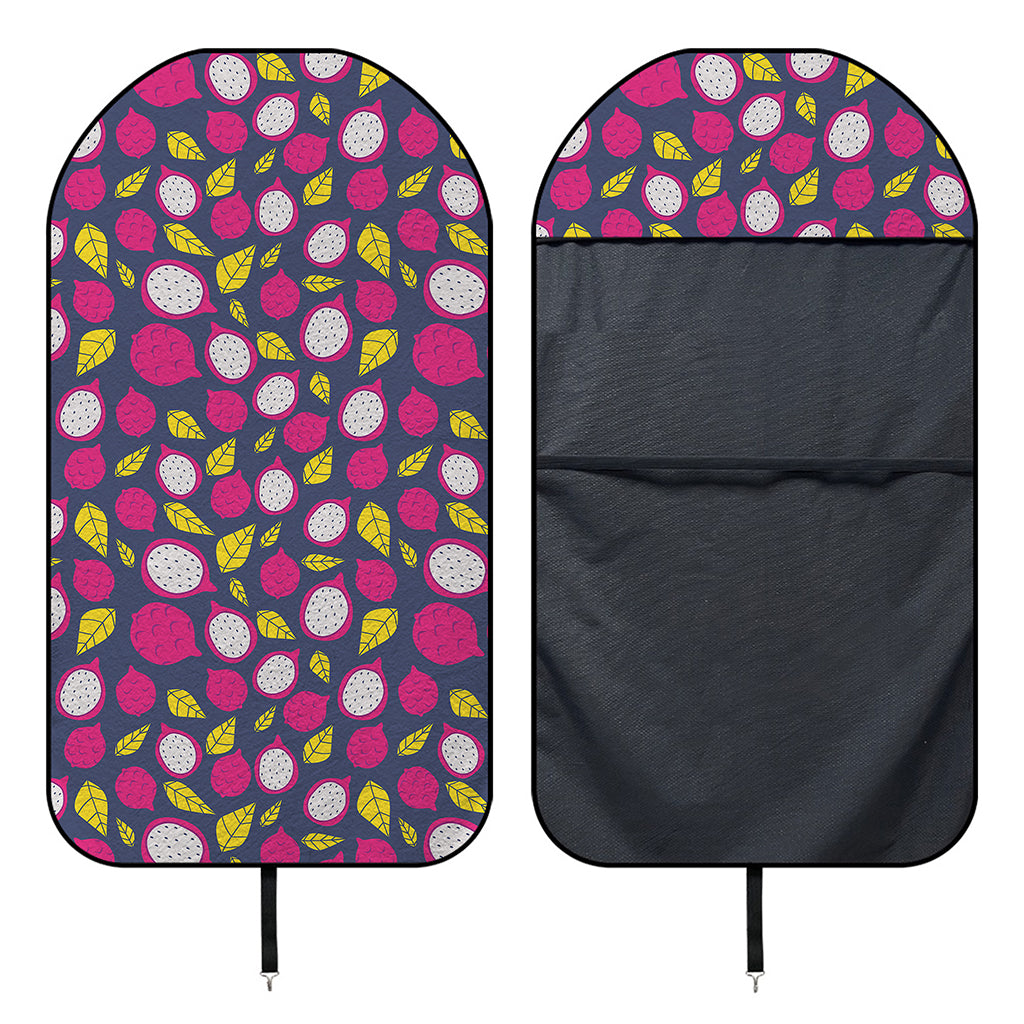 Purple Pitaya Pattern Print Waterproof Car Seat Cover