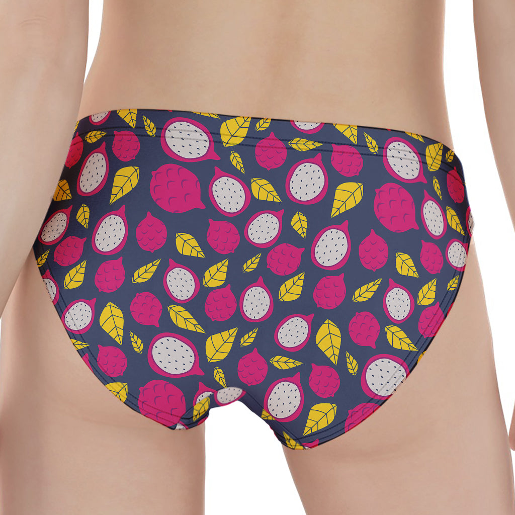 Purple Pitaya Pattern Print Women's Panties