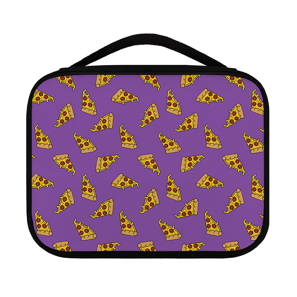 Purple Pizza Pattern Print Classic Bible Case
