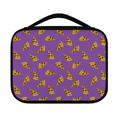 Purple Pizza Pattern Print Classic Bible Case