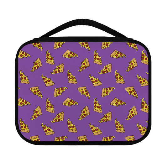 Purple Pizza Pattern Print Classic Bible Case