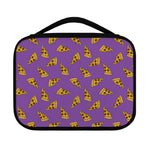 Purple Pizza Pattern Print Classic Bible Case