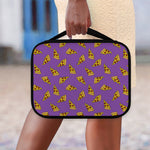 Purple Pizza Pattern Print Classic Bible Case
