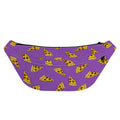 Purple Pizza Pattern Print Fanny Pack