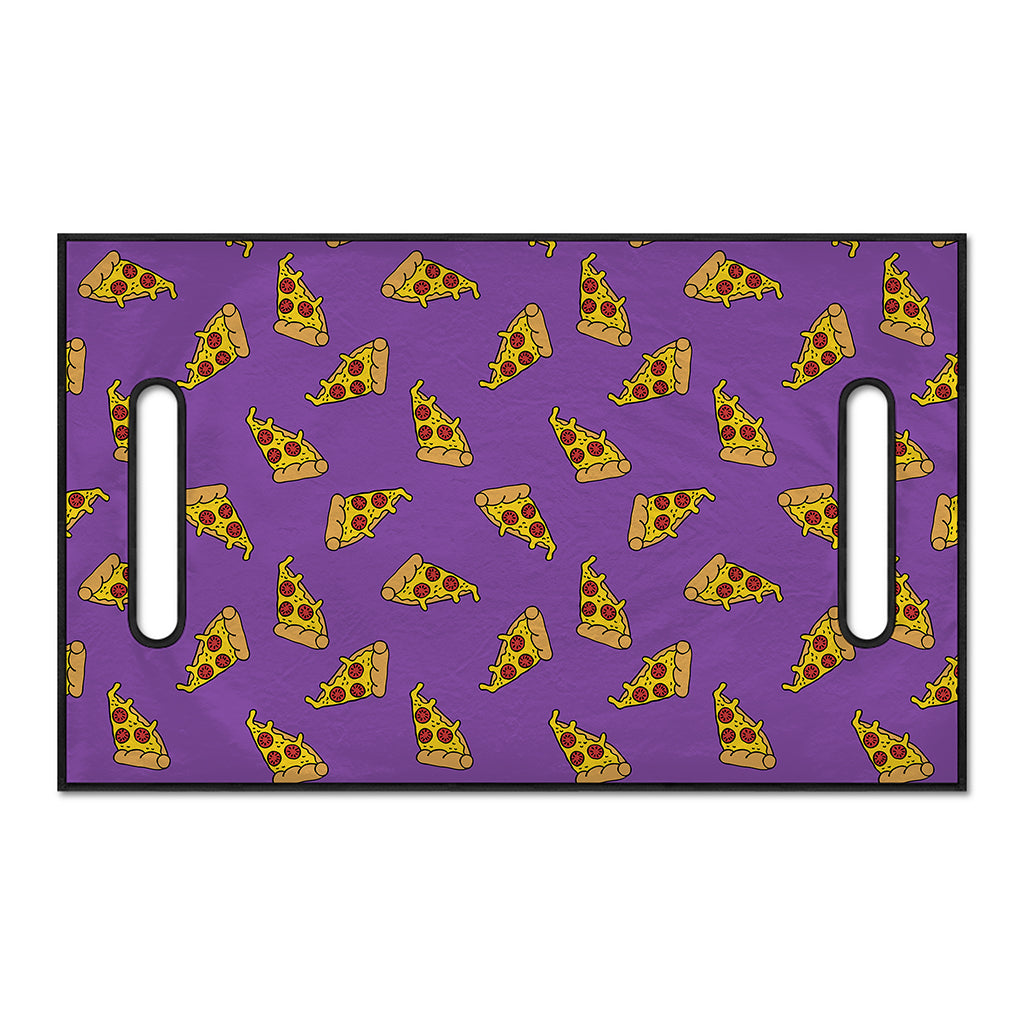 Purple Pizza Pattern Print Golf Cart Seat Cover