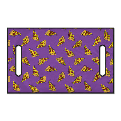 Purple Pizza Pattern Print Golf Cart Seat Cover
