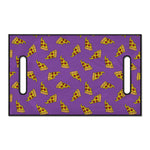 Purple Pizza Pattern Print Golf Cart Seat Cover
