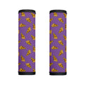 Purple Pizza Pattern Print Handle Covers