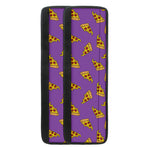 Purple Pizza Pattern Print Refrigerator Handle Covers