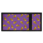 Purple Pizza Pattern Print Trifold Wallet
