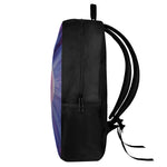 Purple Plasma Ball Print 17 Inch Backpack
