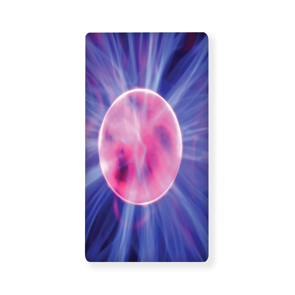 Purple Plasma Ball Print Baby Crib Sheet
