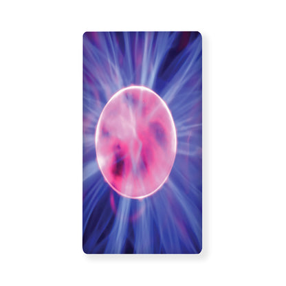 Purple Plasma Ball Print Baby Crib Sheet