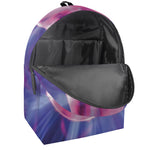 Purple Plasma Ball Print Backpack