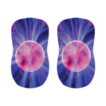 Purple Plasma Ball Print Bar Stool Covers