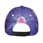 Purple Plasma Ball Print Baseball Cap