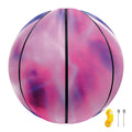 Purple Plasma Ball Print Basketball
