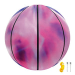 Purple Plasma Ball Print Basketball