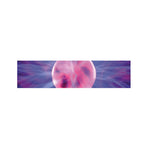 Purple Plasma Ball Print Bed Runner