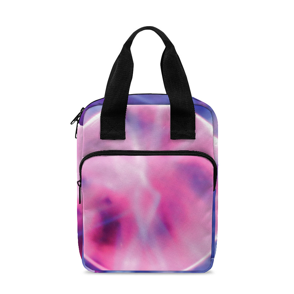 Purple Plasma Ball Print Bible Tote Bag
