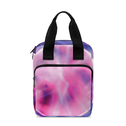 Purple Plasma Ball Print Bible Tote Bag