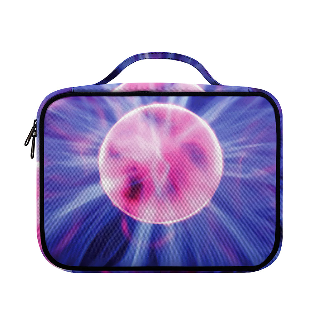 Purple Plasma Ball Print Briefcase Bible Bag