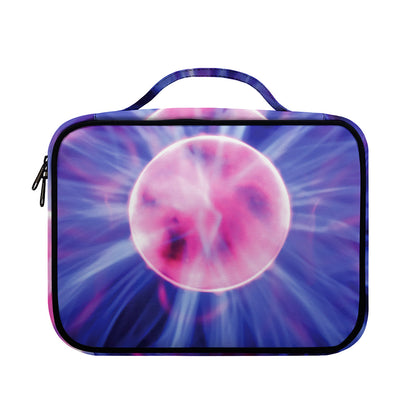 Purple Plasma Ball Print Briefcase Bible Bag