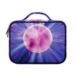 Purple Plasma Ball Print Briefcase Bible Bag